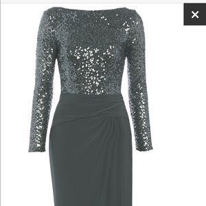 Beautiful Ralph Lauren Grey Gown